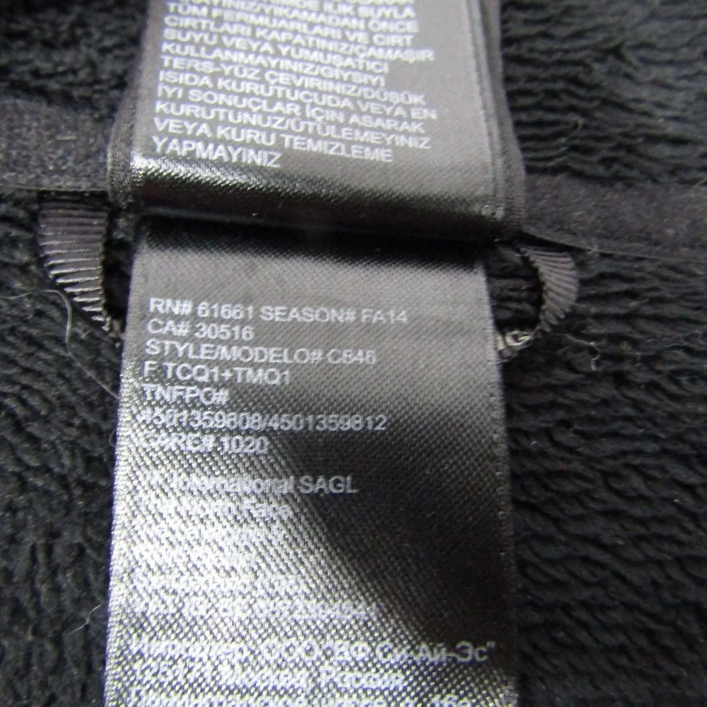 North Face Jacket Mens Medium Gray Softshell Full Zip Outdoor‎ Fleece Lined FA14